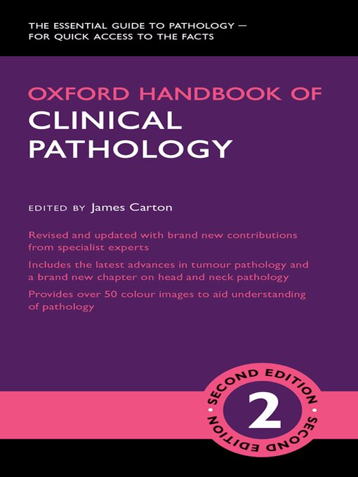 Title details for Oxford Handbook of Clinical Pathology by James Carton - Wait list